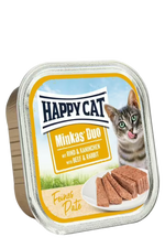 Happy Cat Minkas Duo Beef & Rabbit - пастет за котки