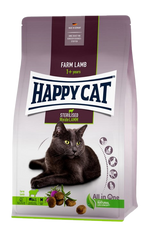 Happy Cat Sterilised Adult Pasture-raised Lamb – храна за кастрирани котки