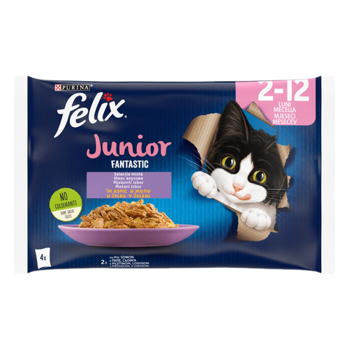 Purina Felix Fantastic Junior Multipack – Пауч за котенца