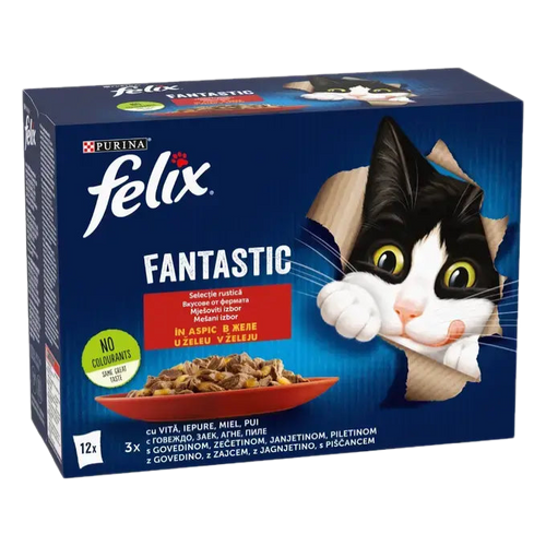 Purina Felix Fantastic Multipack – Мултиопаковка пауч за котки