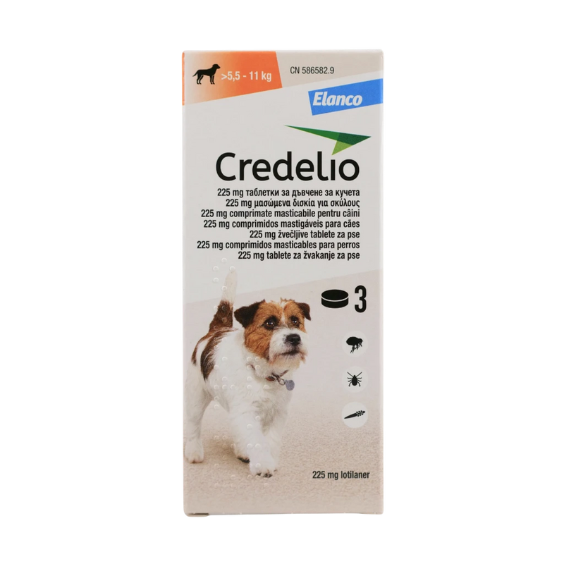 Credelio – Дъвчащи таблетки за кучета 5.5–11 кг