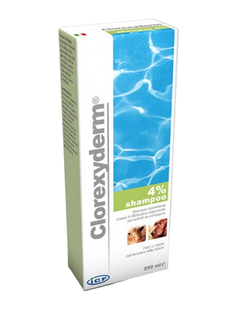 Clorexyderm shampoo - антисептичен шампоан 4%