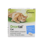 Vetoquinol - Drontal обезпаразитяване за котки 2 таблетки
