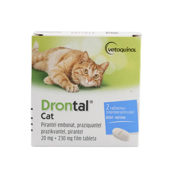 Vetoquinol - Drontal обезпаразитяване за котки