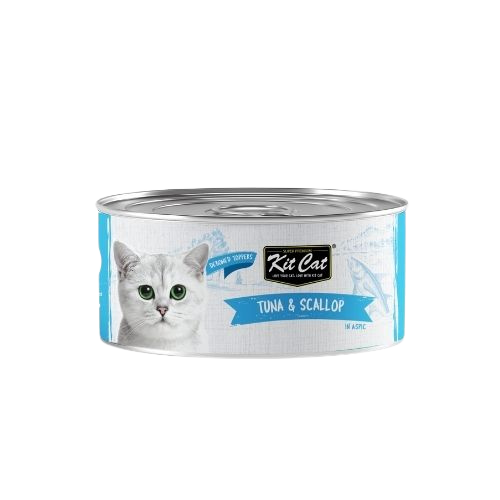 Kit Cat Deboned Toppers Tuna & Scallop in Aspic – допълваща мокра храна за котки