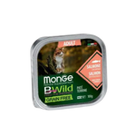 Monge Natural Superpremium BWild Grain Free Adult Cat Salmon Terrine – беззърнен пастет за котки в зряла възраст