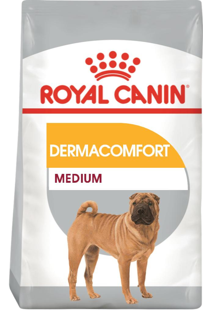 Royal Canin Medium Dermacomfort - Пълноценна суха храна за кучета в зряла възраст