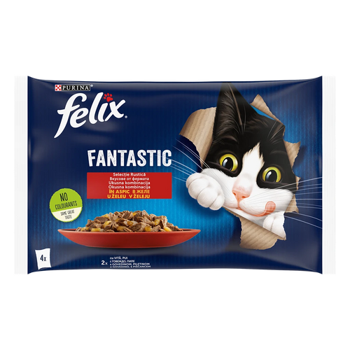 Purina Felix Fantastic Multipack – Мултиопаковка пауч за котки