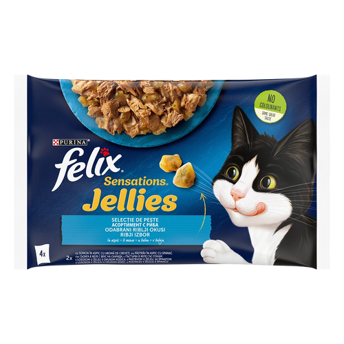 Purina Felix Sensations – Мултиопаковка пауч за котки