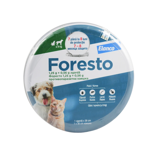 Foresto – Противопаразитна каишка за кучета и котки