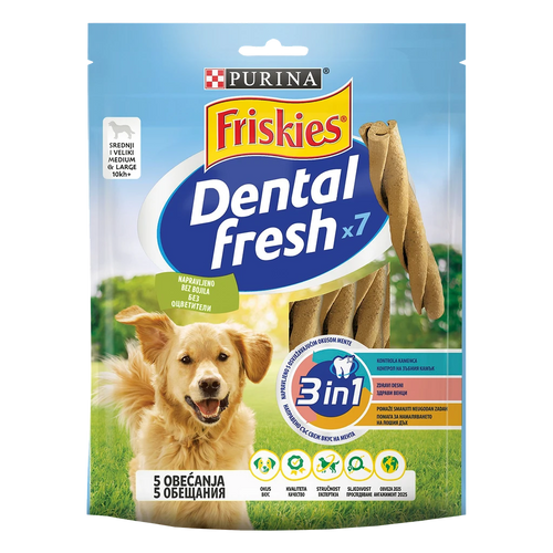 Purina Friskies Dog Dental Fresh – Дентално лакомство за кучета