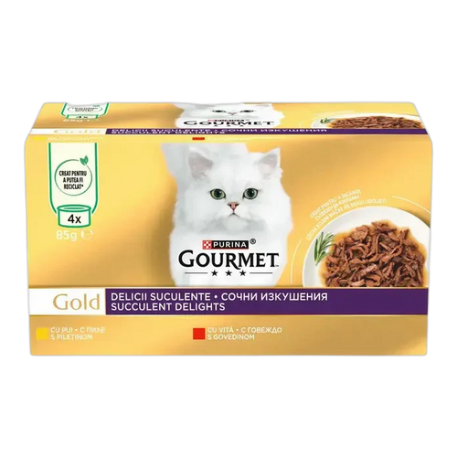 Purina Gourmet Gold Succulent Delights Multipack – Консерви за котки