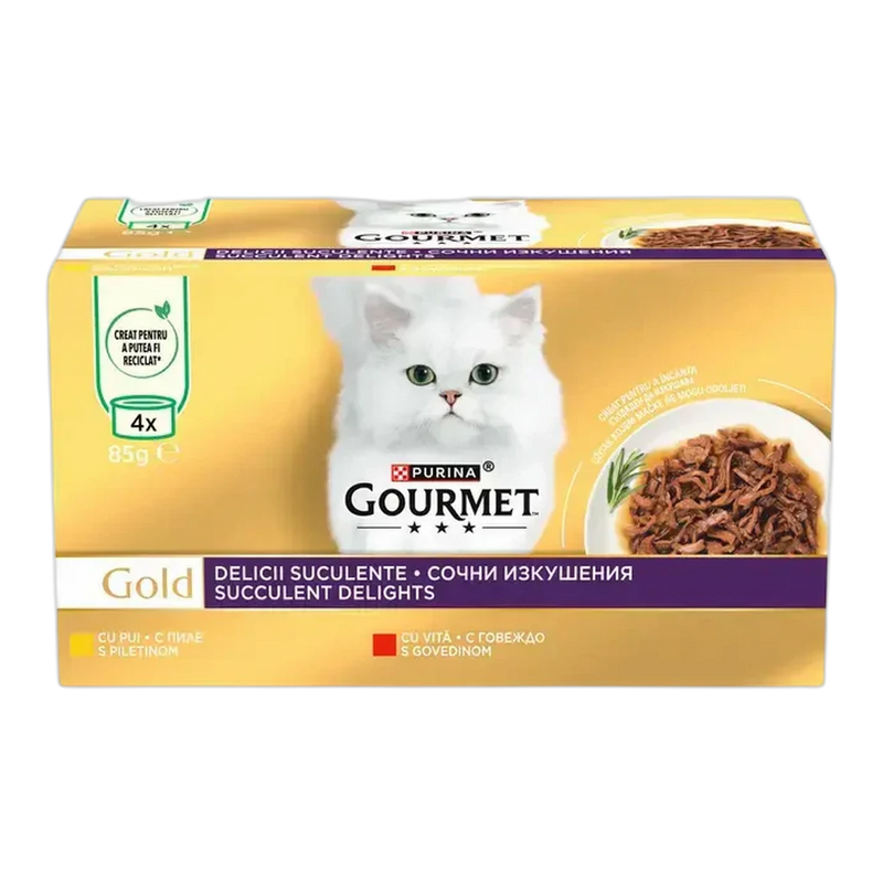 Purina Gourmet Gold Succulent Delights Multipack – Консерви за котки