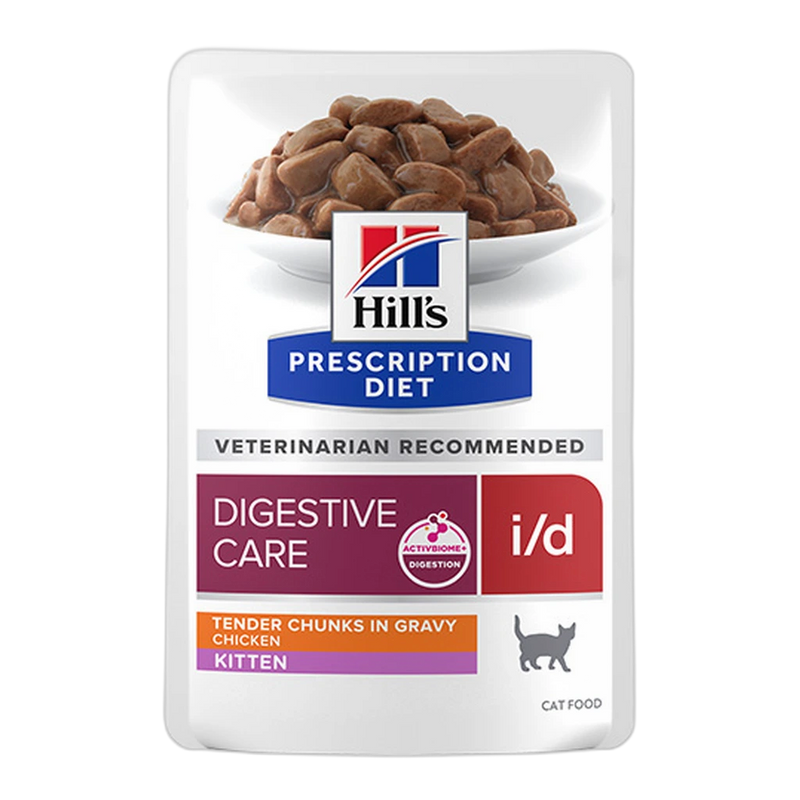 Hill's Prescription Diet Feline i/d Kitten Digestive Care – лечебна мокра храна за котенца