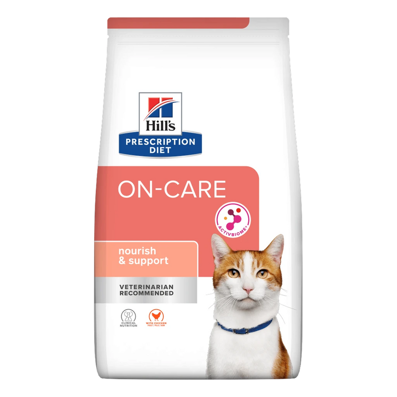 Hill's Prescription Diet Feline ON-Care – лечебна суха храна за котки с пилешко