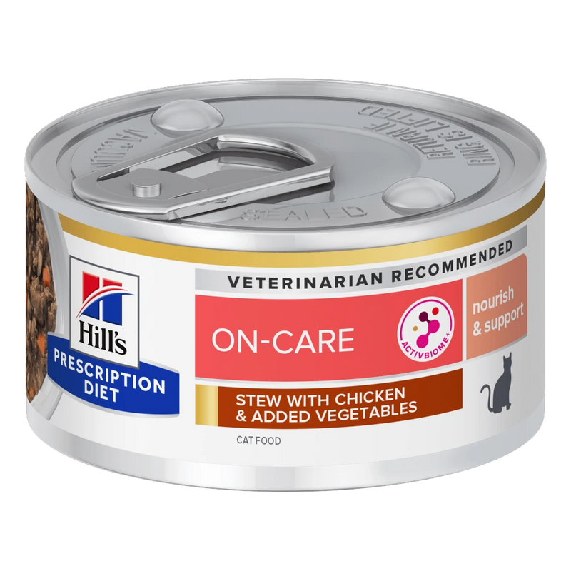Hill's Prescription Diet Feline ON-Care Stew – лечебна мокра храна за котки