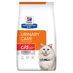 Hill's PRESCRIPTION DIET c/d Urinary Stress with Chicken - лечебна суха храна за котки с уринарни проблеми, идиопатичен цистит, с пилешко