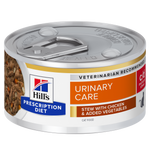 Hill's PRESCRIPTION DIET c/d Urinary Stress STEW - лечебна мокра храна за котки с уринарни проблеми, идиопатичен цистит, консерва задушено пилешко със зеленчуци