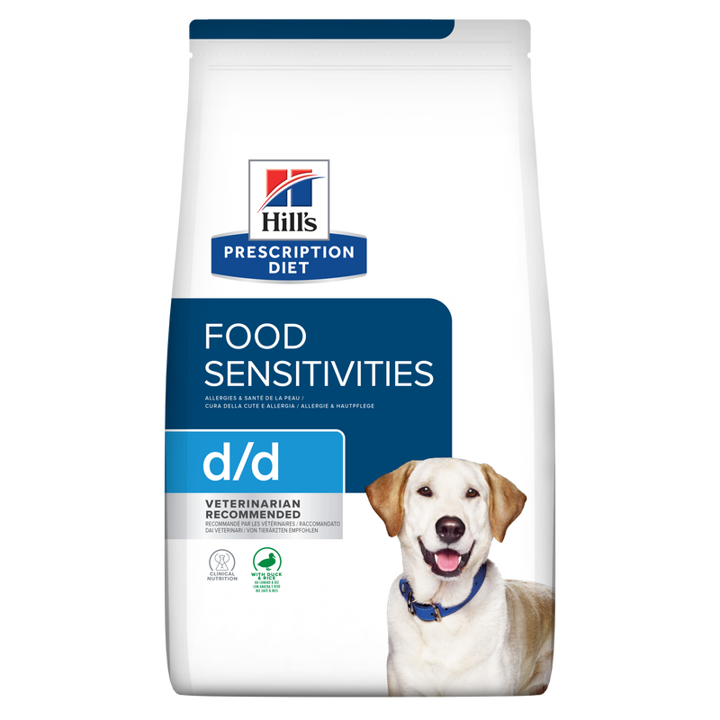 Hill's PRESCRIPTION DIET d/d Food Sensitivities - лечебна суха храна за кучета с хранителна алергия, с патешко и ориз