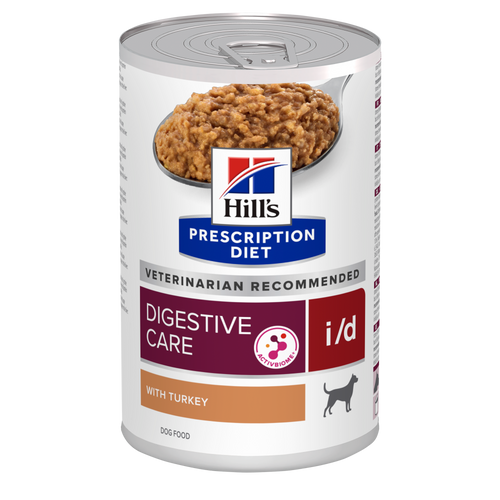Hill's PRESCRIPTION DIET i/d Digestive Care AB+ лечебна мокра храна за кучета с храносмилателни разстройства, с пуешко, консерва