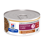 Hill's PRESCRIPTION DIET i/d Low Fat AB+ Stew - лечебна мокра храна за кучета с храносмилателни разстройства, панкреатит или състояния, изискващи ниски нива на мазнини – консерва задушено пилешко със зеленчуци