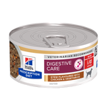 Hill's PRESCRIPTION DIET i/d Stress Mini AB+ Stew - лечебна мокра храна за кучета от дребни породи с храносмилателни разстройства и стресов колит, консерва задушено пилешко със зеленчуци