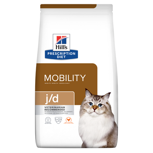Hill's PRESCRIPTION DIET j/d Joint Care - лечебна суха храна за котки със ставни проблеми, с пилешко