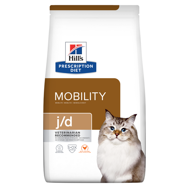 Hill's PRESCRIPTION DIET j/d Joint Care - лечебна суха храна за котки със ставни проблеми, с пилешко