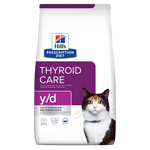 Hill's PRESCRIPTION DIET y/d Thyroid Care - лечебна суха храна за регулиране на приема на йод при котки с хипертироидизъм