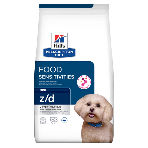 Hill's PRESCRIPTION DIET z/d Mini Food Sensitivities – лечебна суха храна за мини кучета с хранителни алергии