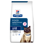Hill's PRESCRIPTION DIET z/d Food Sensitivities - лечебна суха храна за котки с хранителни алергии с хидролизиран протеин
