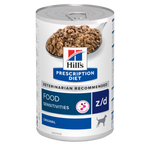 Hill's PRESCRIPTION DIET z/d Food Sensitivities - лечебна мокра храна за кучета с хранителни алергии, консерва