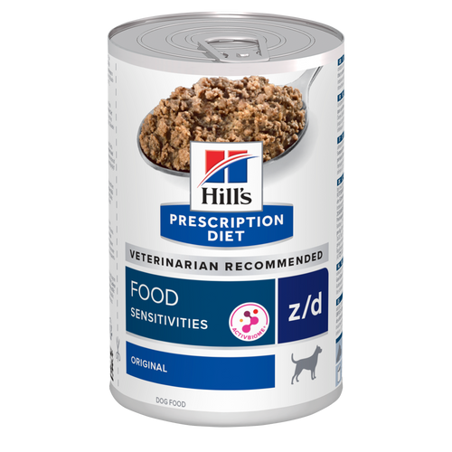 Hill's PRESCRIPTION DIET z/d Food Sensitivities - лечебна мокра храна за кучета с хранителни алергии, консерва