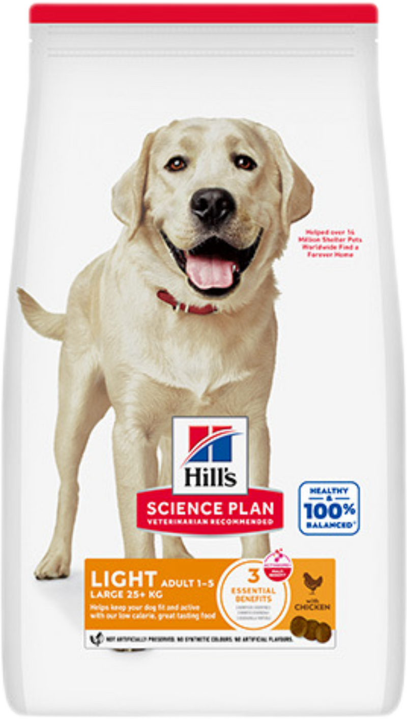 Hill's Science Plan Canine Adult Large Breed Light Chicken – Суха храна за кучета