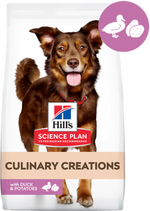Hill's Science Plan Canine Adult Medium Culinary Creations Duck & Potatoes – Суха храна за кучета