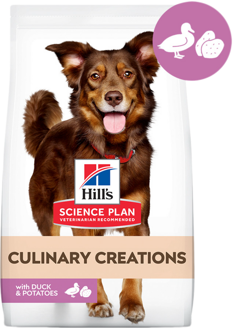 Hill's Science Plan Canine Adult Medium Culinary Creations Duck & Potatoes – Суха храна за кучета