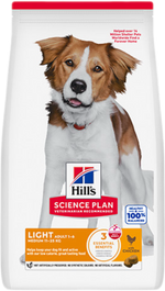 Hill's Science Plan Canine Adult Medium Light Chicken – Суха храна за кучета