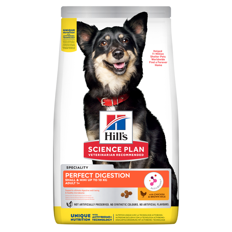Hill's Science Plan Canine Adult Perfect Digestion Small & Mini Chicken – Суха храна за кучета