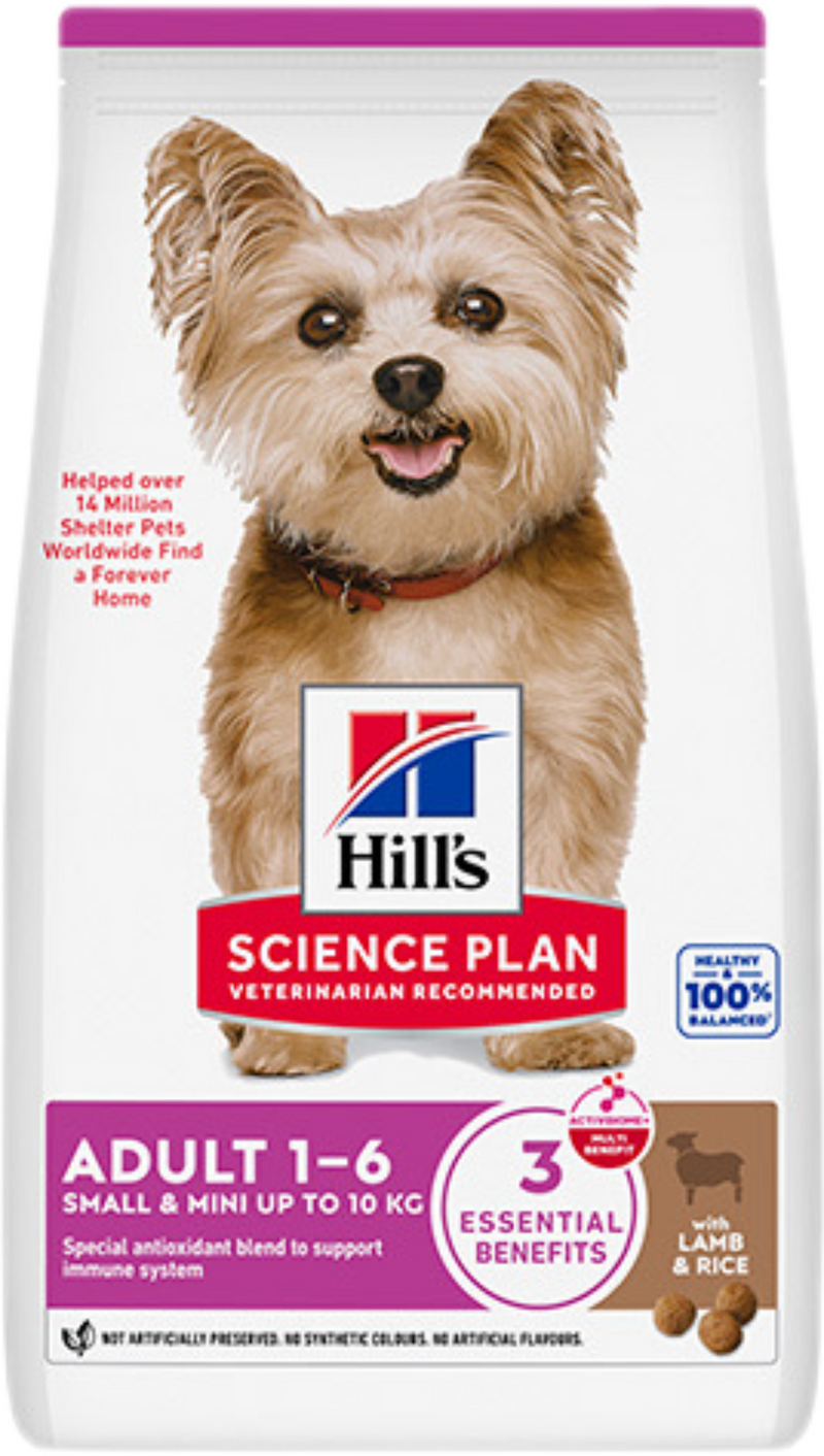 Hill's Science Plan Canine Adult Small & Mini Lamb & Rice – Суха храна за кучета