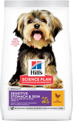 Hill's Science Plan Canine Adult Small & Mini Sensitive Stomach & Skin Chicken – Суха храна за кучета