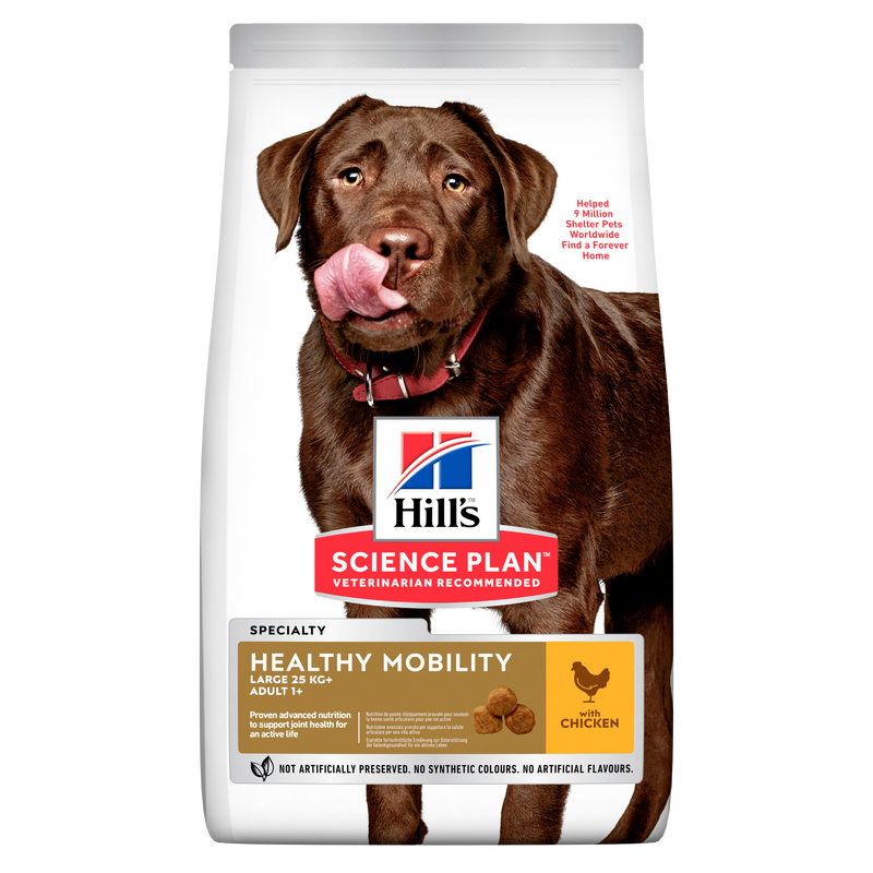 Hill's Science Plan Canine Adult Healthy Mobility Large Breed Chicken – Суха храна за кучета