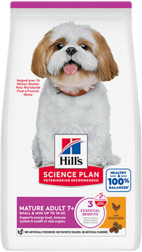 Hill's Science Plan Canine Mature Adult Small & Mini Chicken – Суха храна за кучета