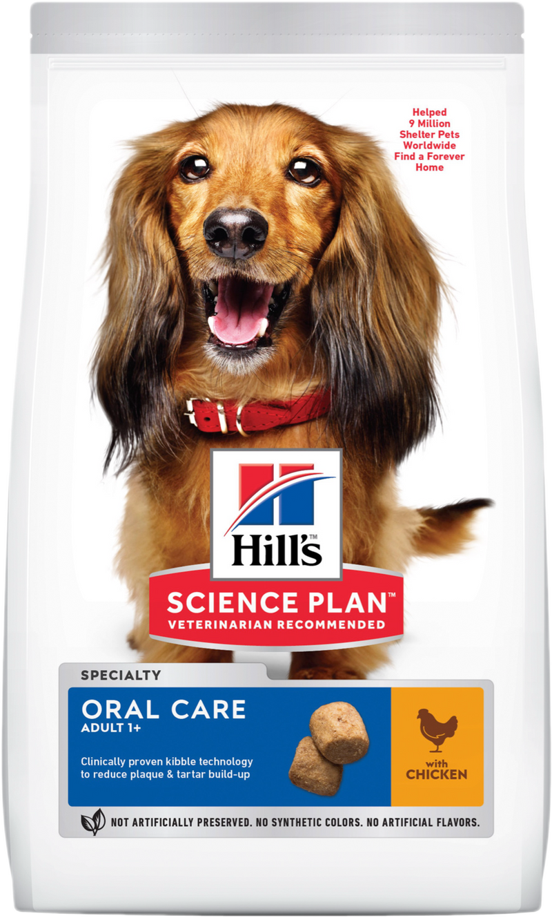 Hill's Science Plan Canine Adult Oral Care Chicken – Суха храна за кучета