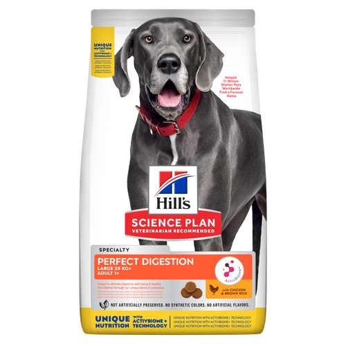 Hill's Science Plan Canine Adult Perfect Digestion Small & Mini Chicken – Суха храна за кучета