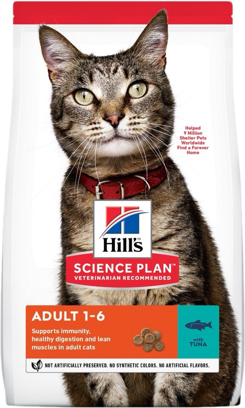 Hill's Science Plan Feline Adult Tuna – Суха храна за котки