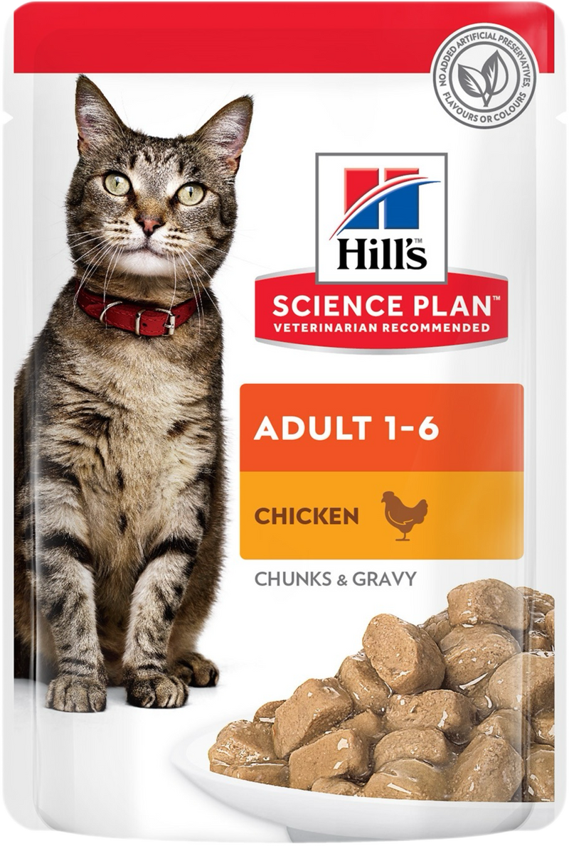 Hill's Science Plan Feline Adult Chicken – Пауч за котки