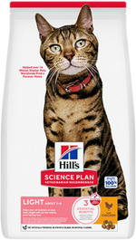 Hill's Science Plan Feline Adult Light Chicken – Суха храна за котки