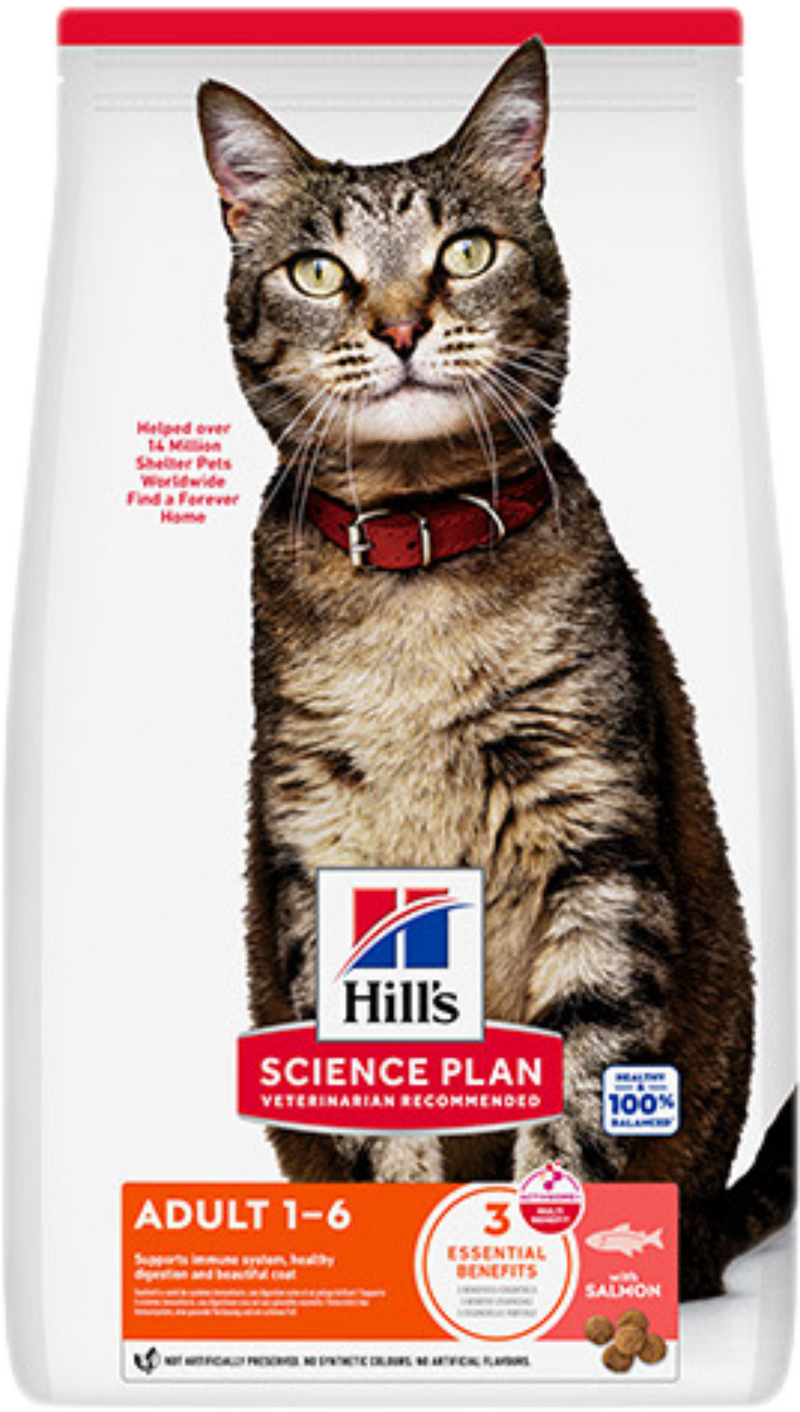 Hill's Science Plan Feline Adult Salmon – Суха храна за котки