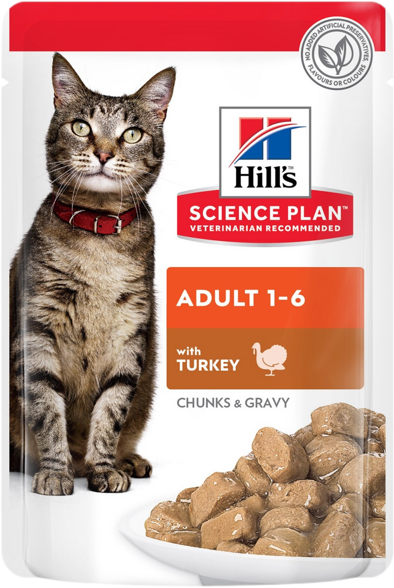 Hill's Science Plan Feline Adult Turkey – Пауч за котки