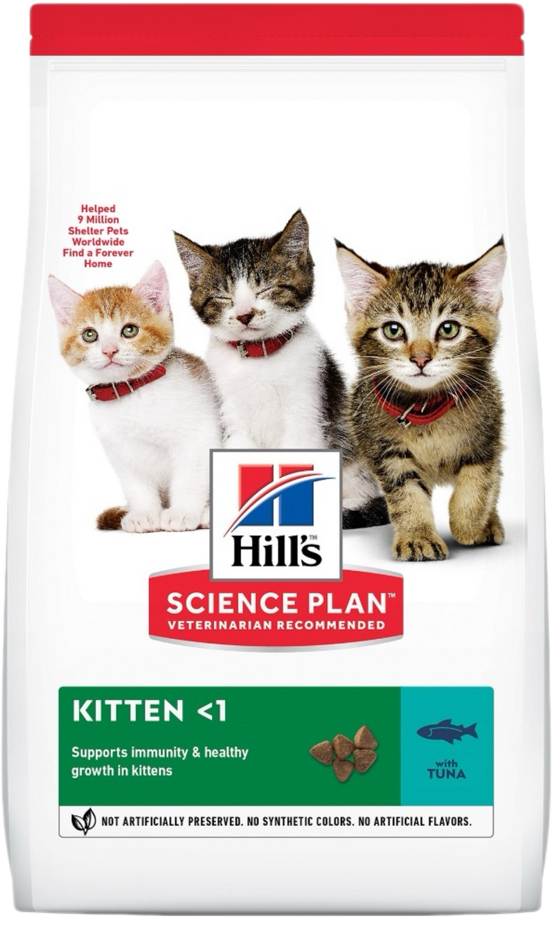 Hill's Science Plan Feline Kitten Tuna – Суха храна за котенца